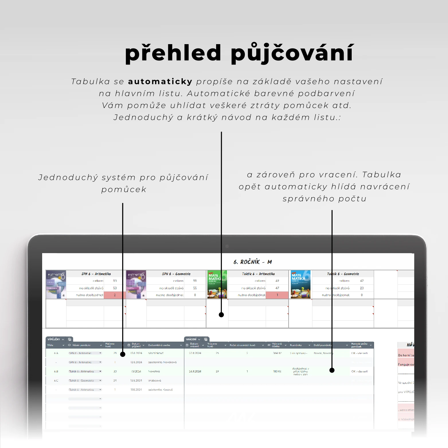 Náhledový obrázek k materiálu evidence pomůcek